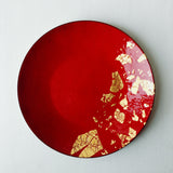 Gold Leaf Enamel Bowl