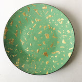 Gold Leaf Enamel Bowl