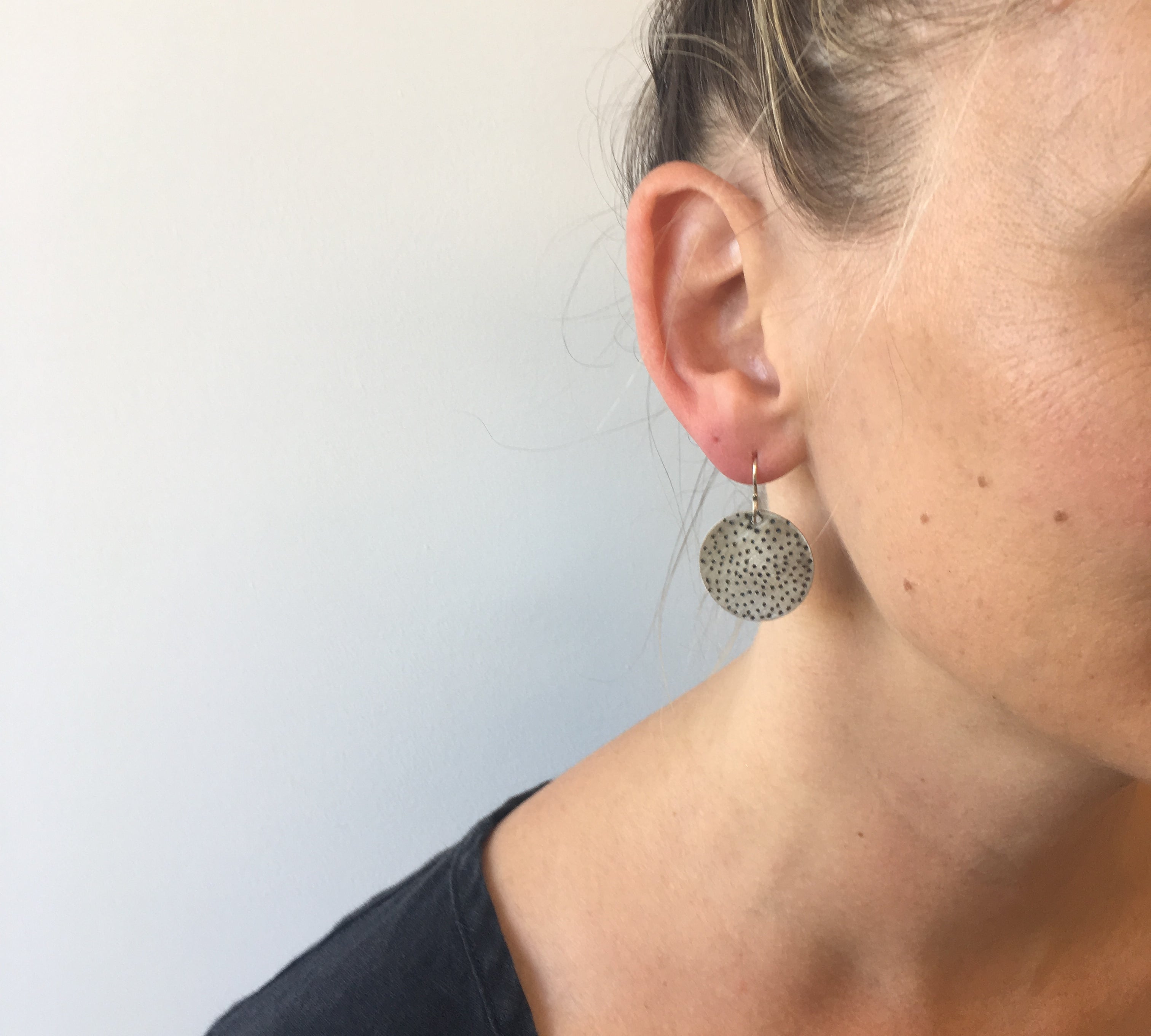 Silver Earrings at alishamerrickart