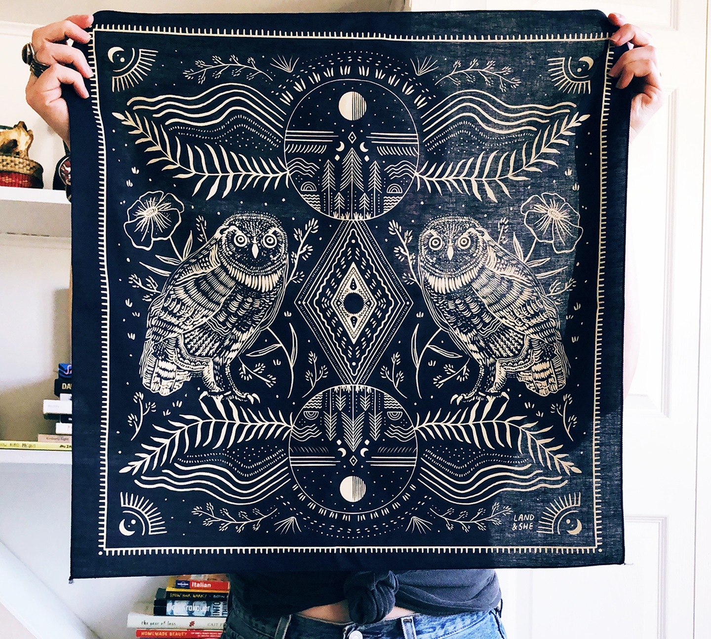 Two Owls Bandana