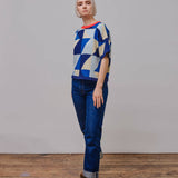 Calder Sweater Tee - Jacaranda