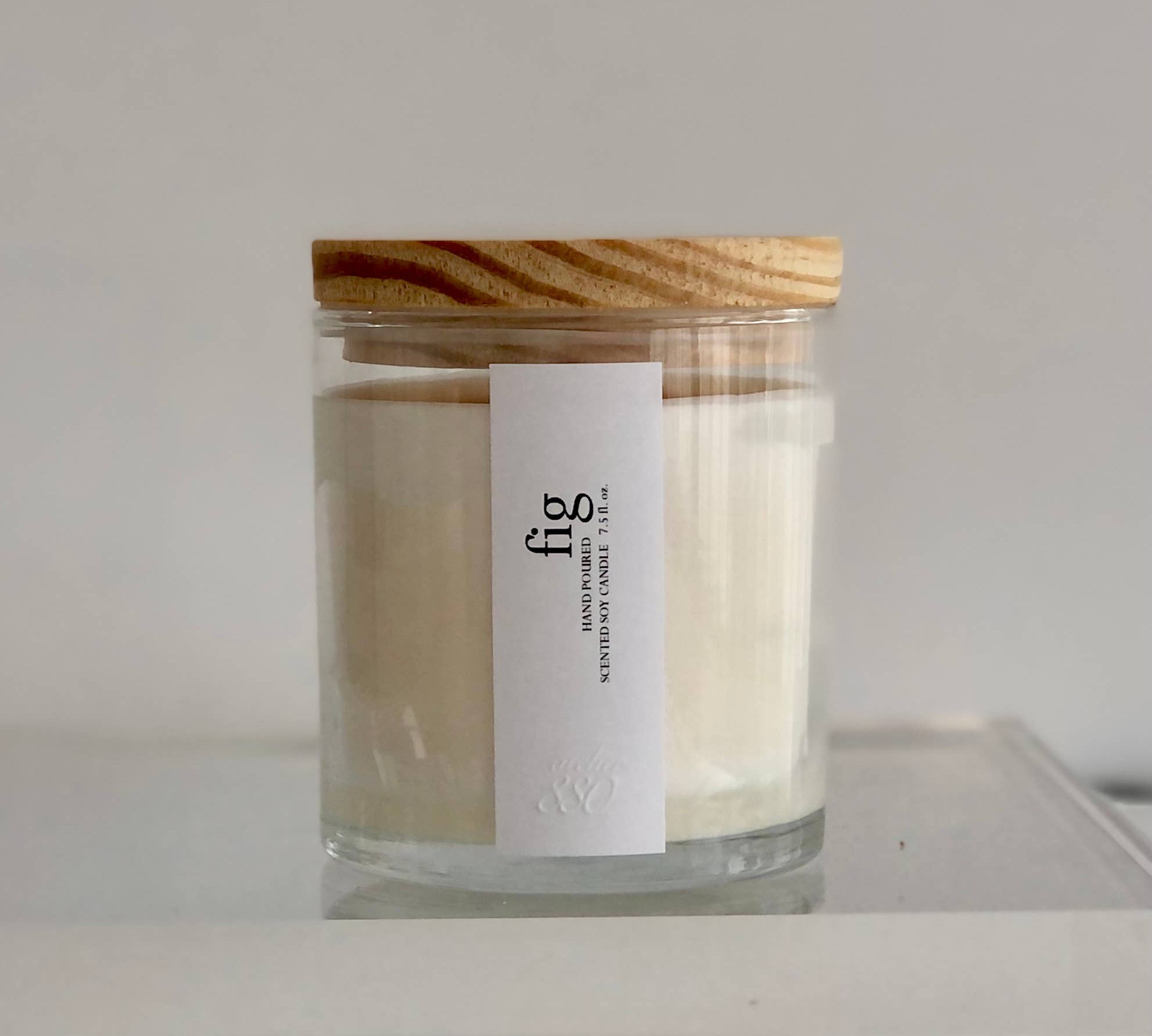 Fig Scented Candle - Fresh Green Fruity