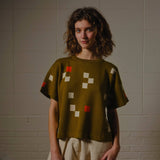 Albers Short Sleeve Sweater Tee - Avocado