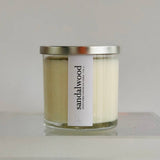 Sandalwood Scented Candle - Wood