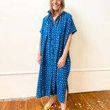 Elise Two Indigo Dots