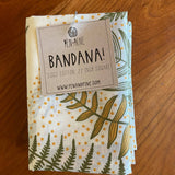 Mushroom + Ferns Bandana