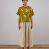 Albers Short Sleeve Sweater Tee - Avocado