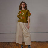 Albers Short Sleeve Sweater Tee - Avocado