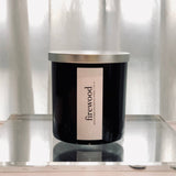 Firewood Scented Candle | Smoky Wood Scent Fall Winter