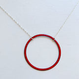 Outline Hoop Necklace