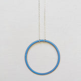 Outline Hoop Necklace