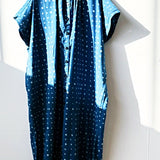 Elise Indigo Dot Dress