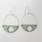 Hemisphere Flower Earrings
