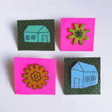 Enamel Brooches