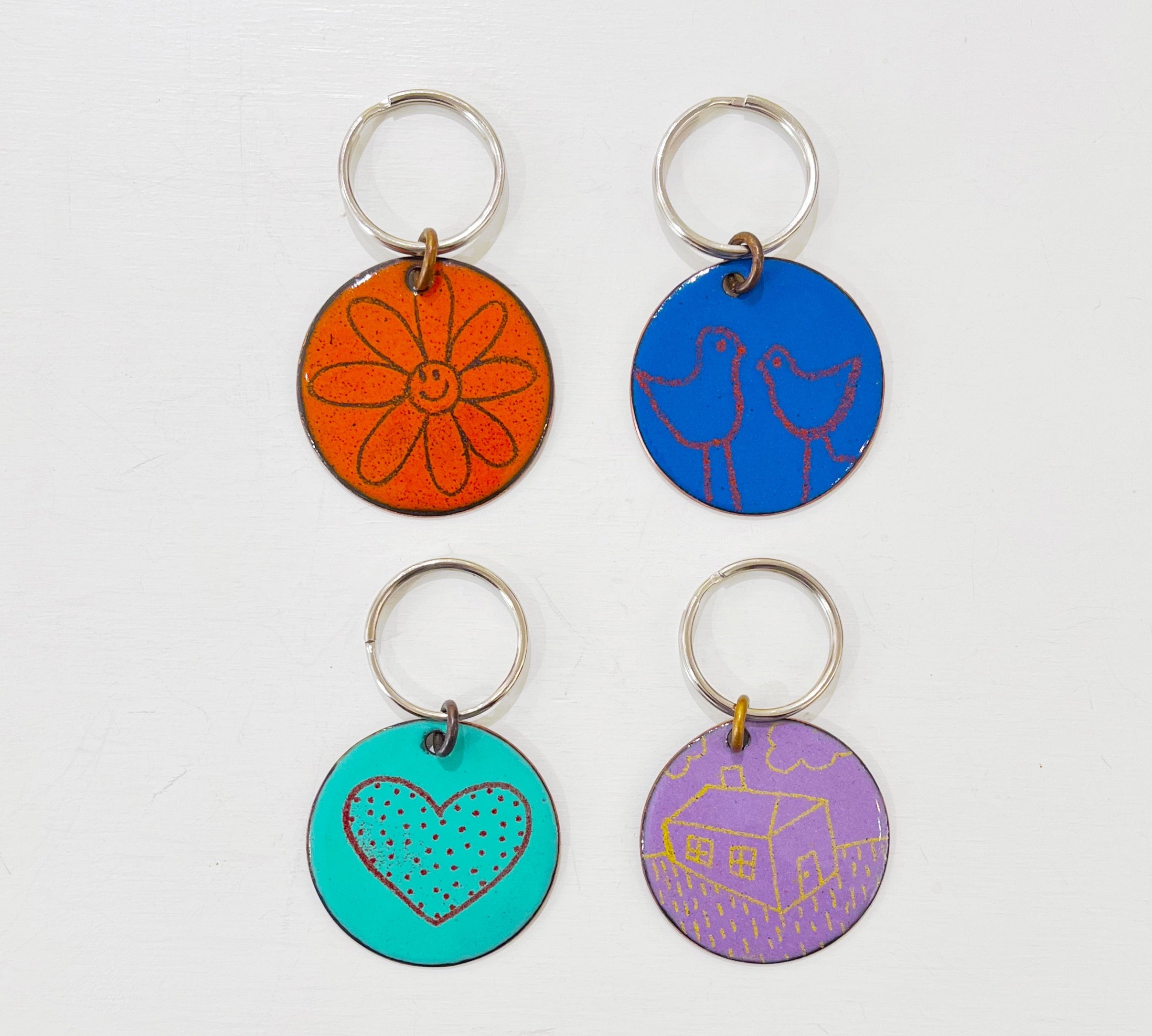 Enamel Keychain