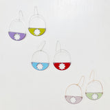 Hemisphere Flower Earrings