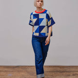 Calder Sweater Tee - Jacaranda