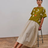 Albers Short Sleeve Sweater Tee - Avocado