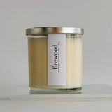 Firewood Scented Candle | Smoky Wood Scent Fall Winter