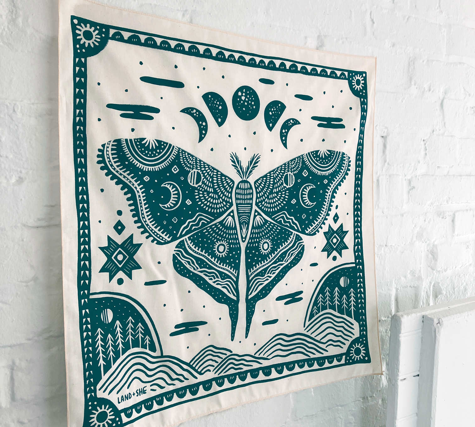 Luna Moth Bandana