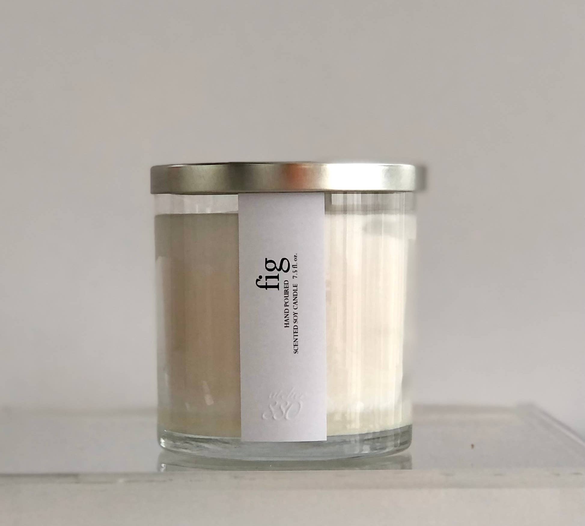 Fig Scented Candle - Fresh Green Fruity