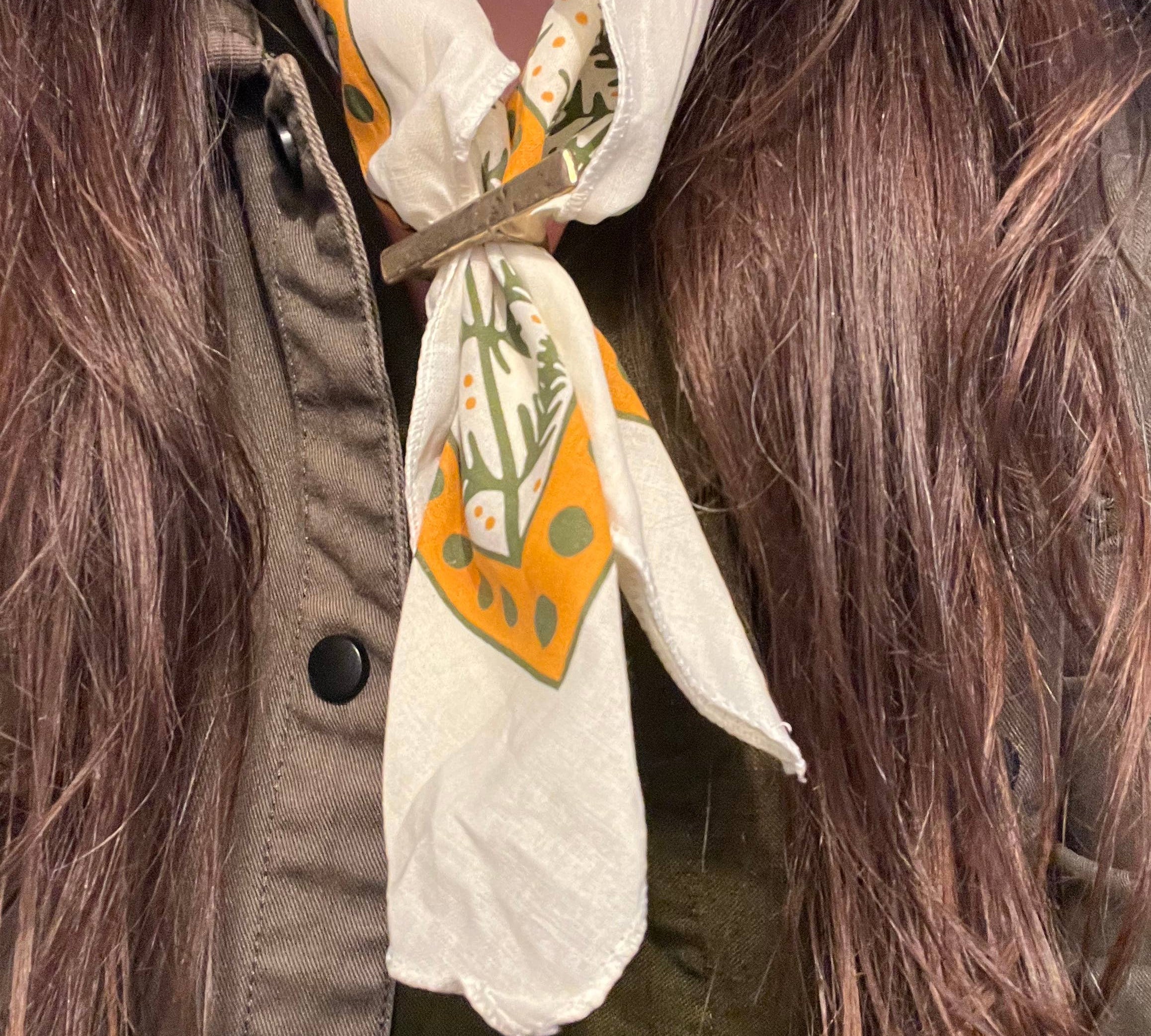 Mushroom + Ferns Bandana