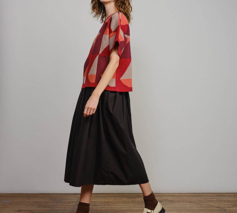 Calder Sweater Tee - Redwood (Faire Pre-Order)