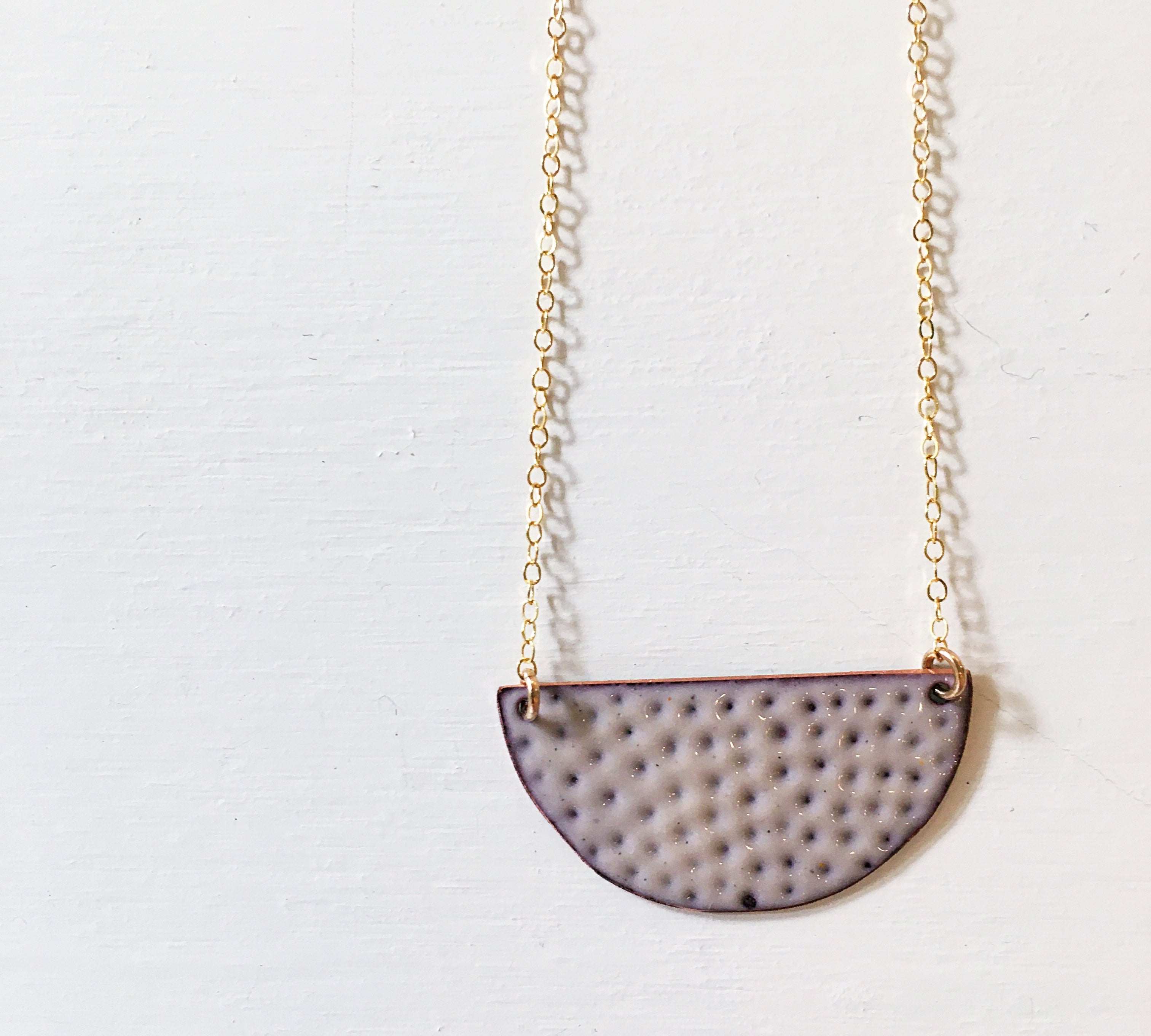 Line and Dot Necklace