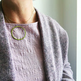 Outline Hoop Necklace