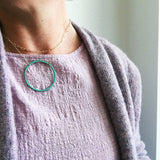 Outline Hoop Necklace