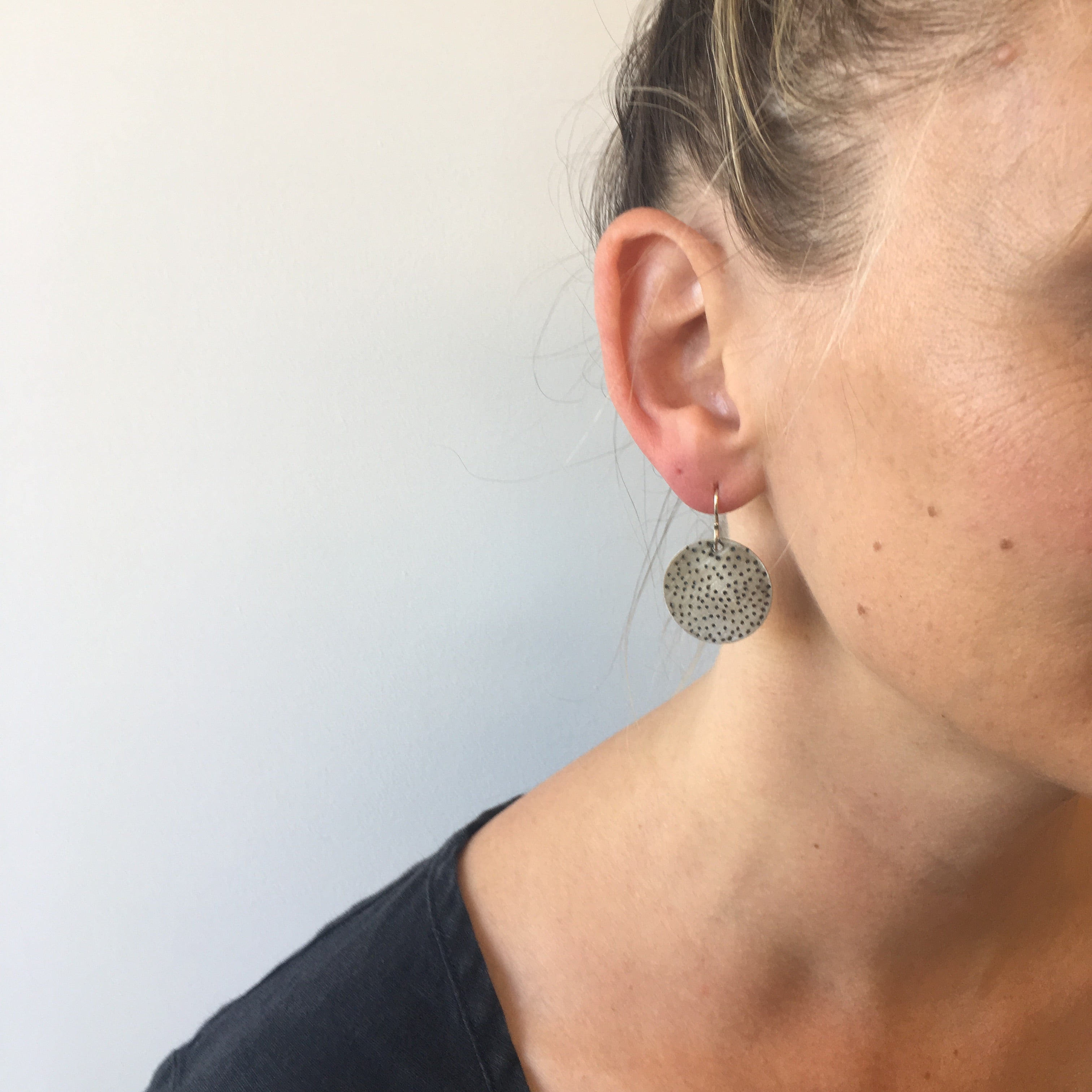 Silver Earrings at alishamerrickart