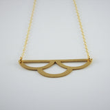 Brass Cloud Design Necklace at alishamerrickart